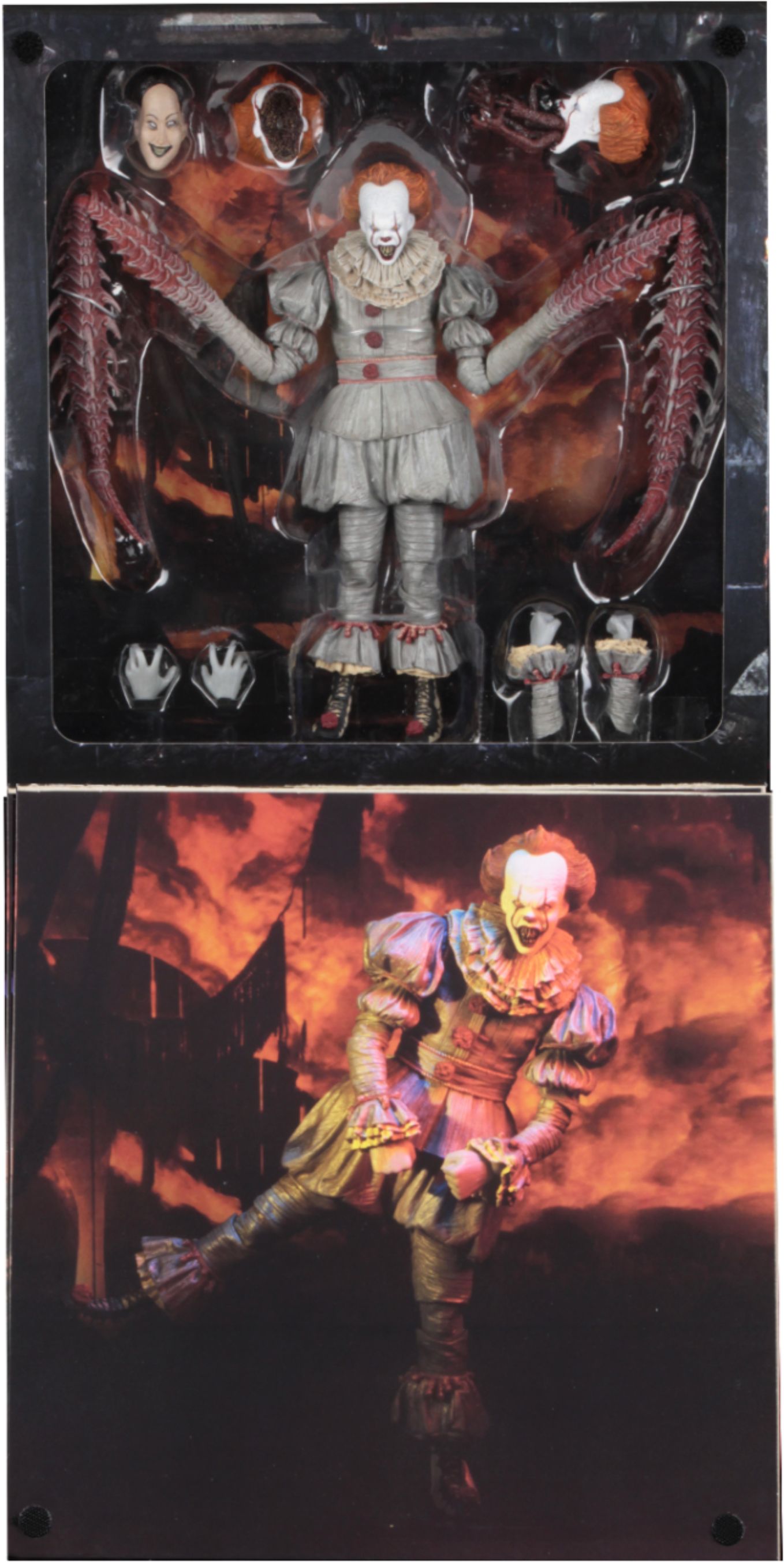 - NECA 7” Scale Action Figure Ultimate Pennywise 2017 IT 