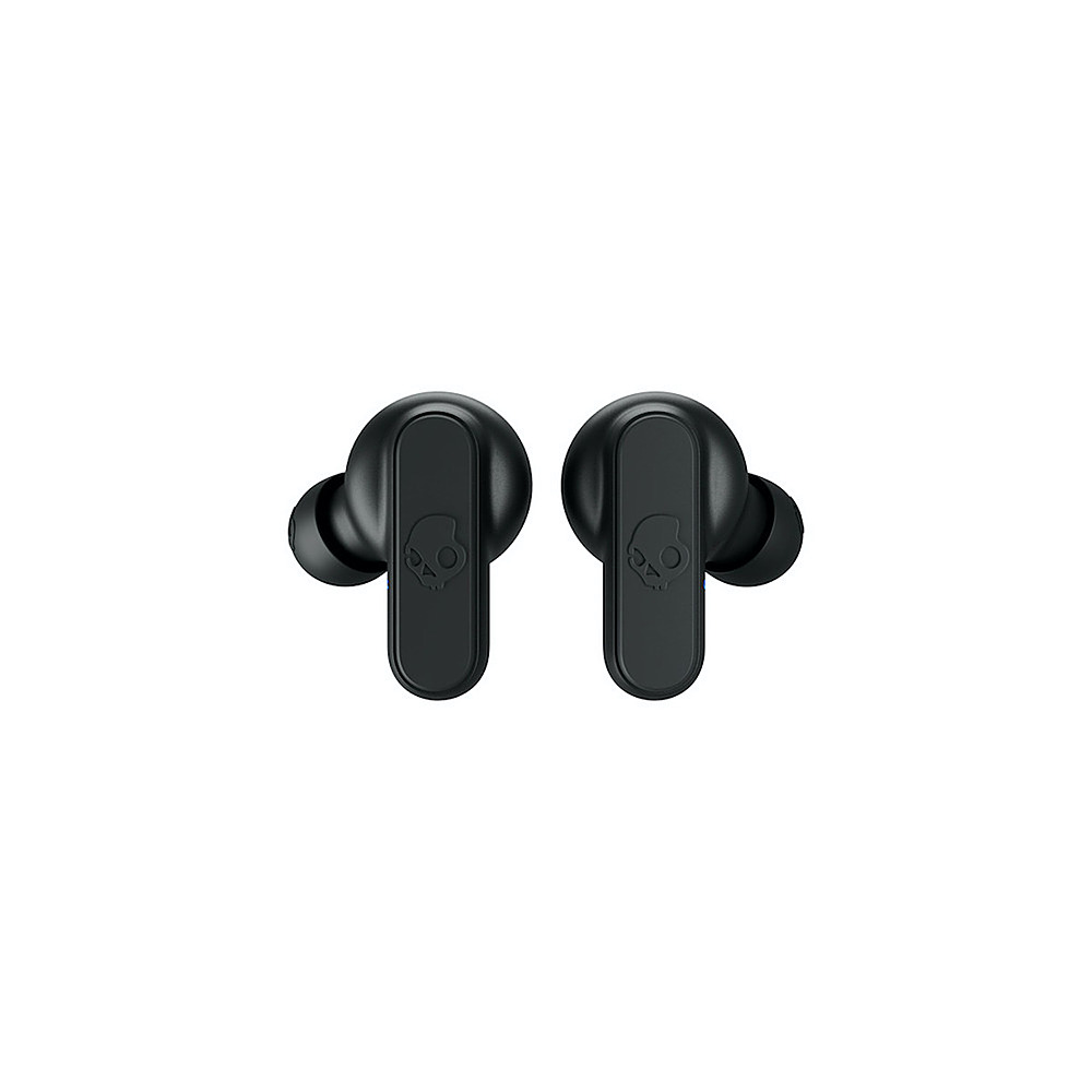 Left View: Skullcandy - Dime True Wireless In-Ear Headphones - True Black