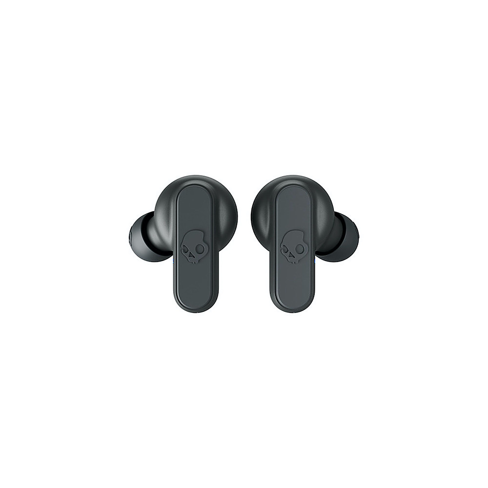 Left View: Skullcandy - Dime True Wireless In-Ear Headphones - Chill Grey