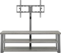 Insignia™ - TV Stand for Most Flat-Panel TVs Up to 75" - Gray - Front_Zoom