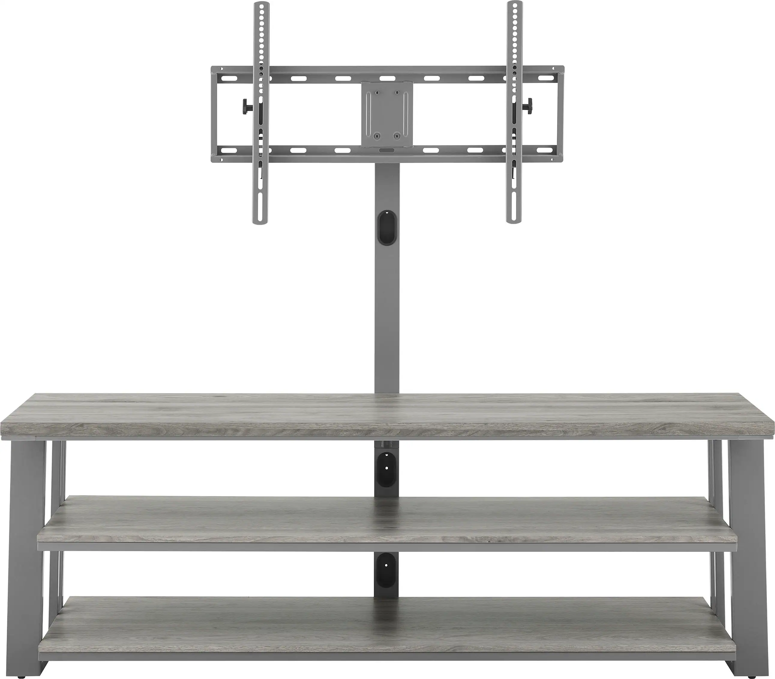 Front. Insignia™ - TV Stand for Most Flat-Panel TVs Up to 75" - Gray.