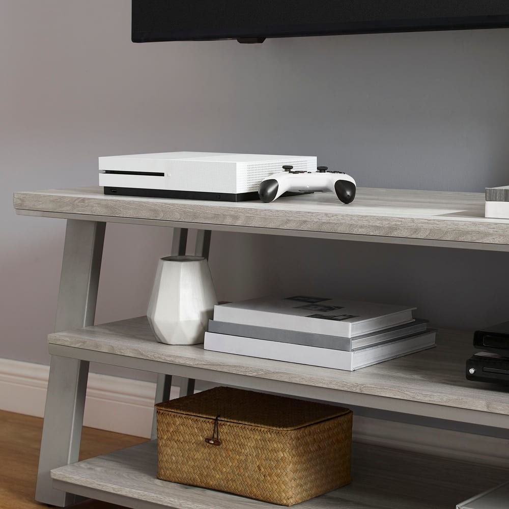 Alt View 12. Insignia™ - TV Stand for Most Flat-Panel TVs Up to 75" - Gray.
