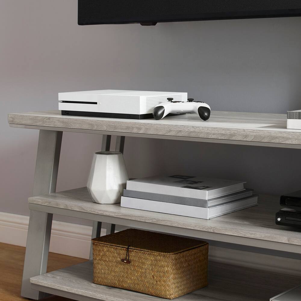 Alt View 12. Insignia™ - TV Stand for Most Flat-Panel TVs Up to 75" - Gray.