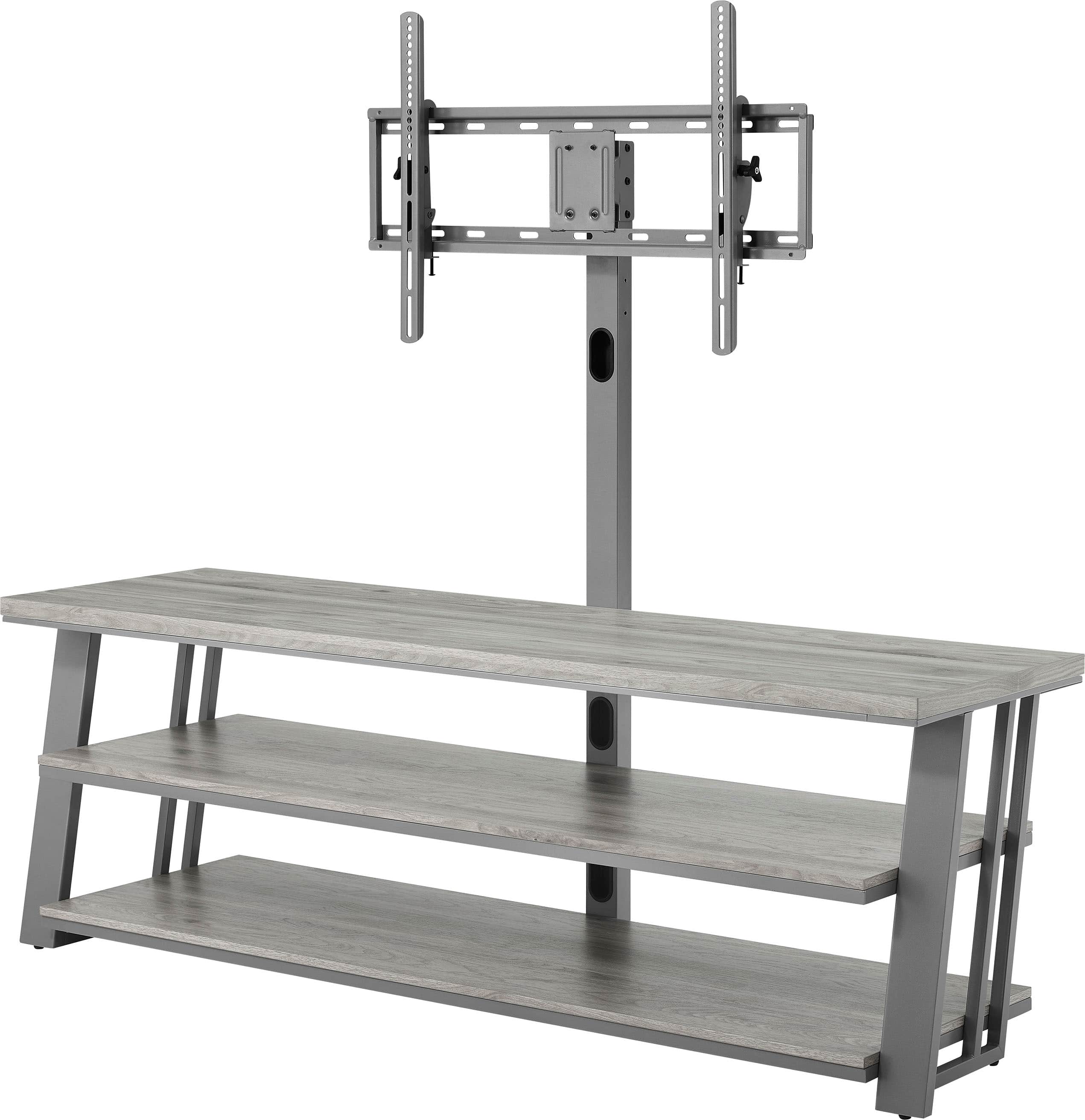 Left. Insignia™ - TV Stand for Most Flat-Panel TVs Up to 75" - Gray.