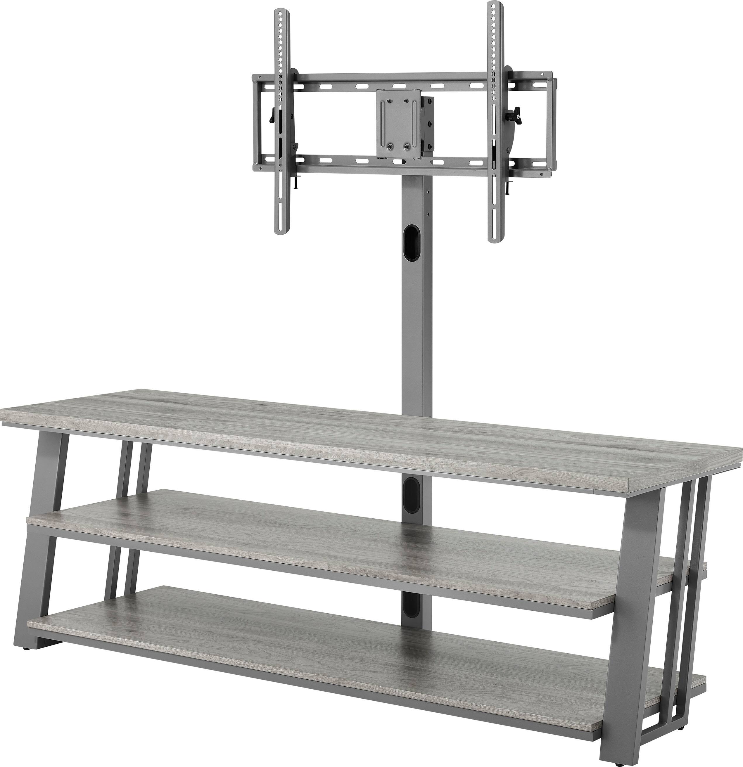 Left. Insignia™ - TV Stand for Most Flat-Panel TVs Up to 75" - Gray.