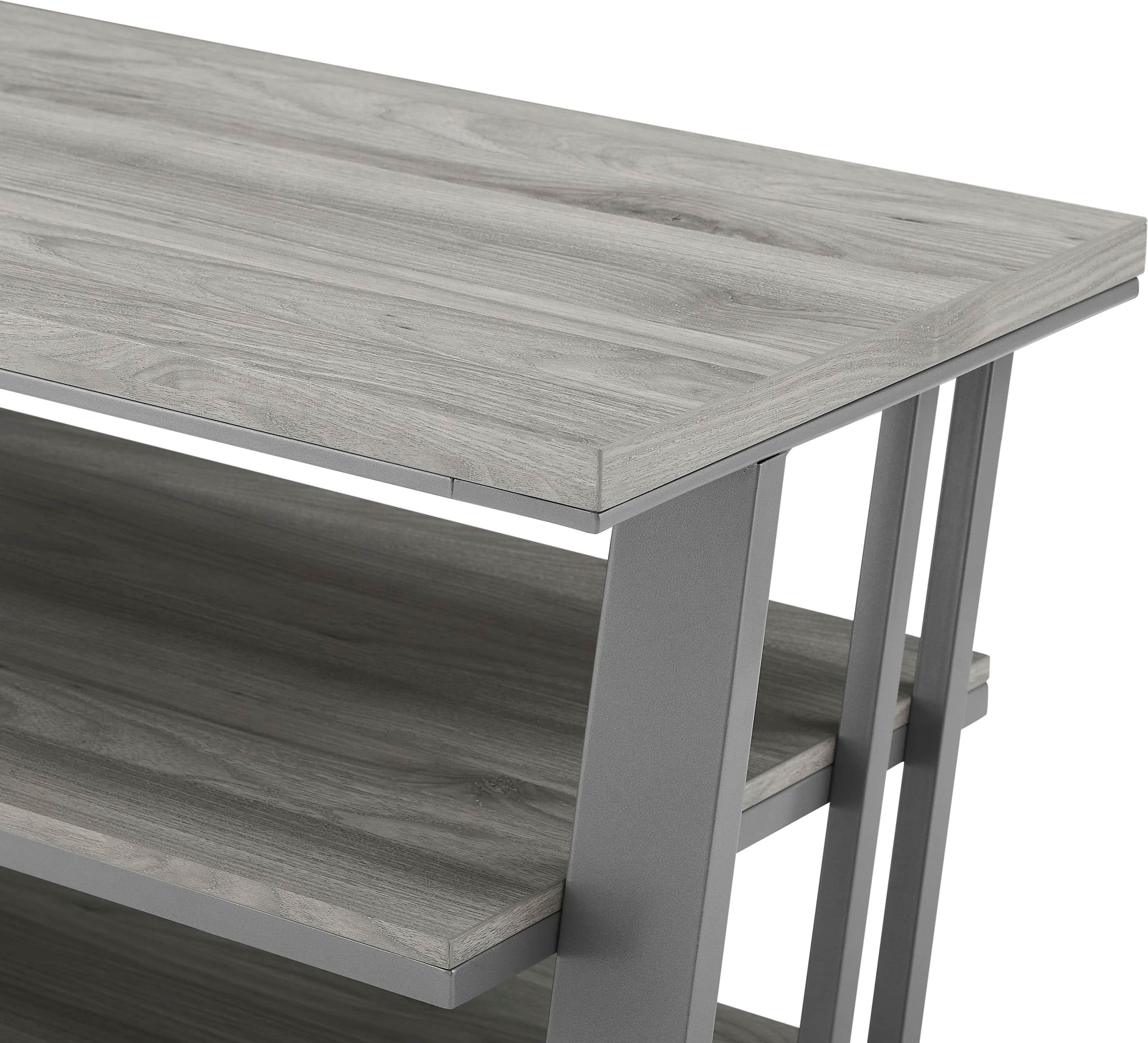 Alt View 11. Insignia™ - TV Stand for Most Flat-Panel TVs Up to 75" - Gray.