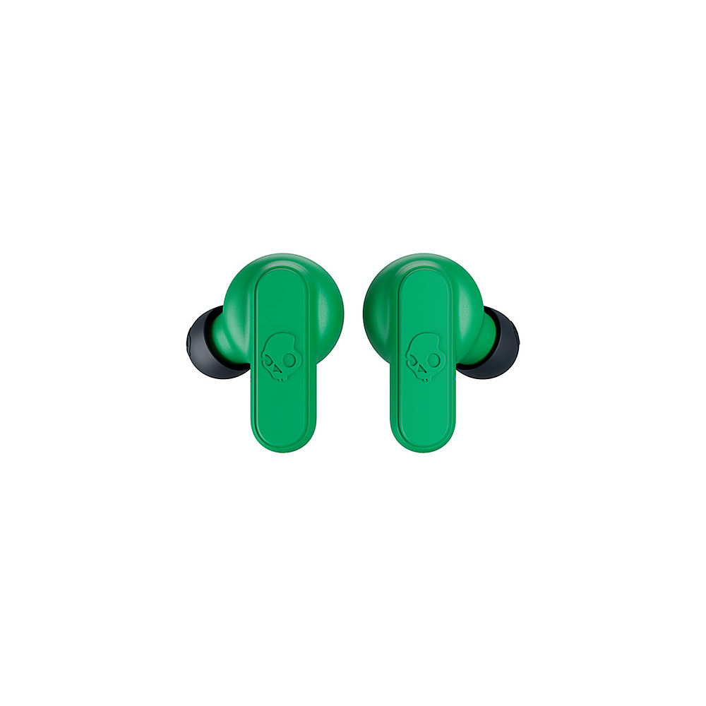 Left View: Skullcandy - Dime True Wireless In-Ear Headphones - Green