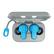 Alt View 14. Skullcandy - Dime True Wireless In-Ear Headphones - Light Grey.