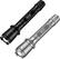 Angle. Best Buy essentials™ - 150-Lumen LED Flashlight (2-Pack) - Black/Silver.