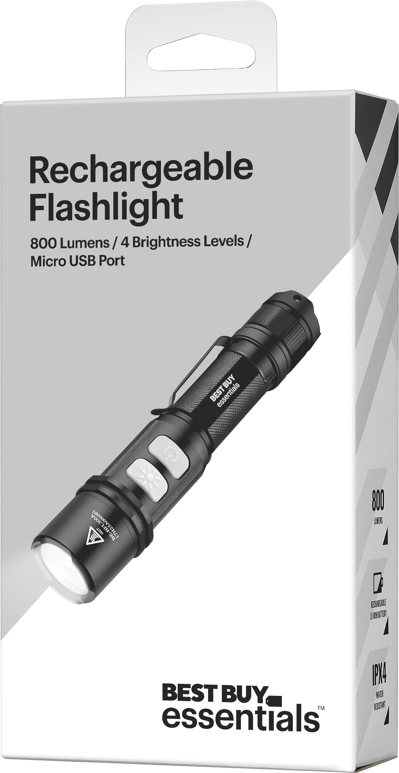 HOTO Flashlight Fit Black QWSDT003 - Best Buy