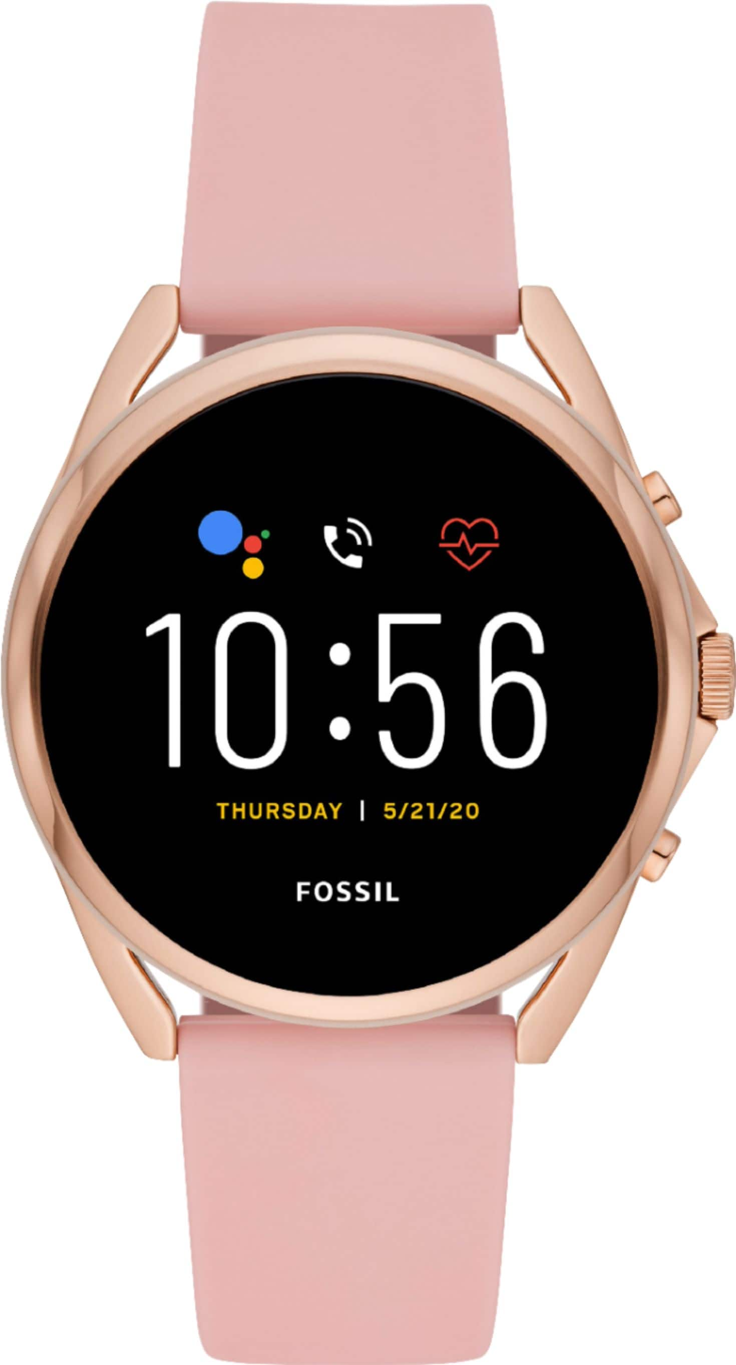 Fossil Gen 5 LTE Smartwatch Cellular 45mm Blush Best Buy