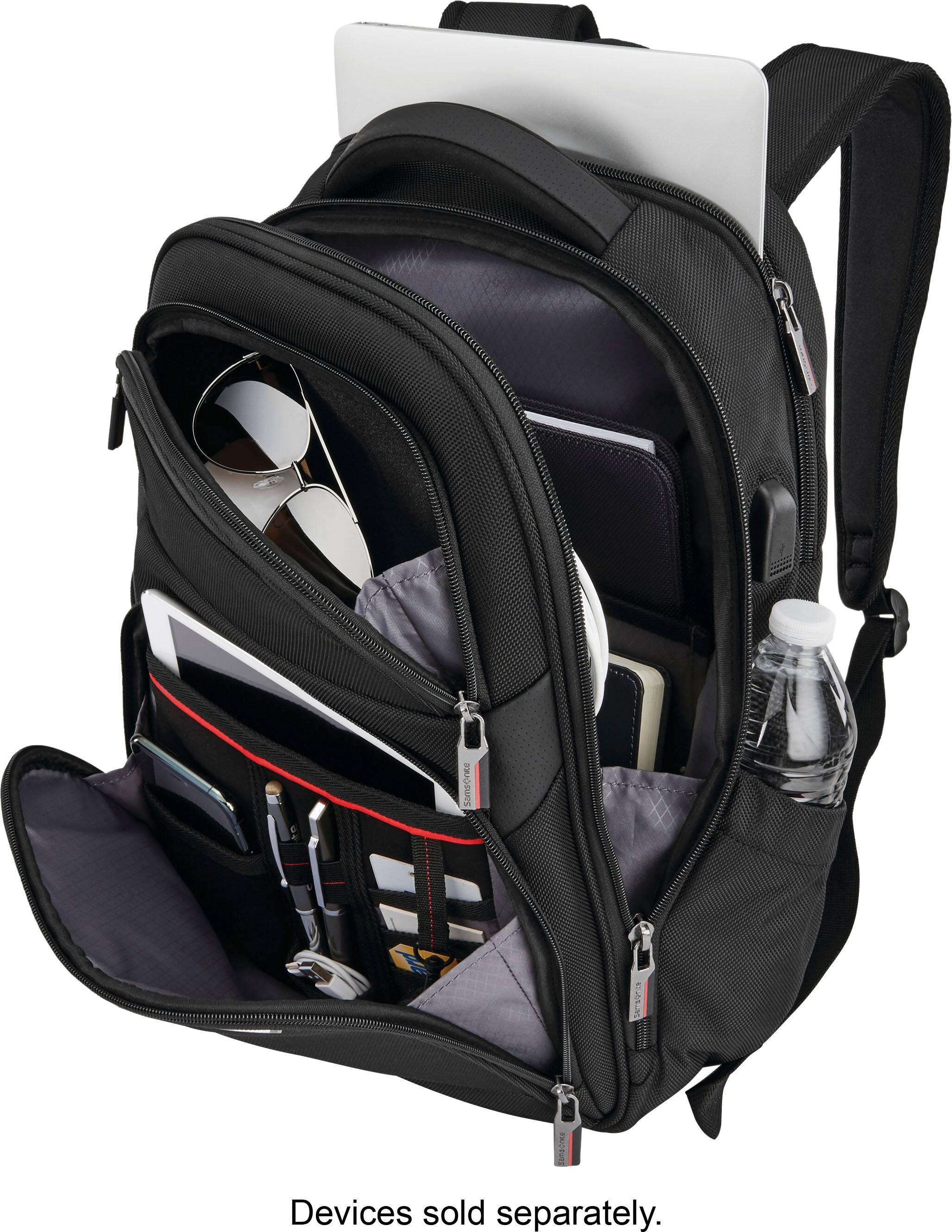 Alt View 12. Samsonite - Laser Pro 2 Laptop Backpack for 15.6" Laptops - Black.