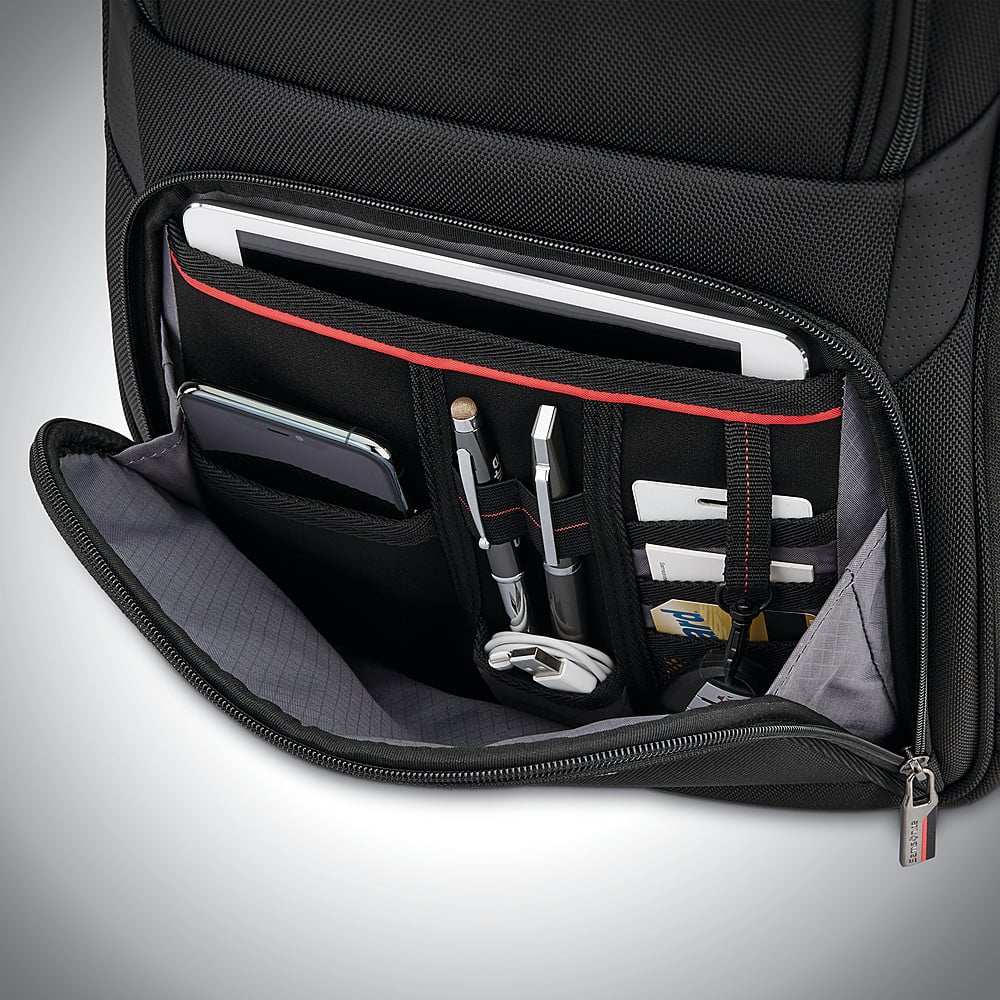 Alt View 13. Samsonite - Laser Pro 2 Laptop Backpack for 15.6" Laptops - Black.