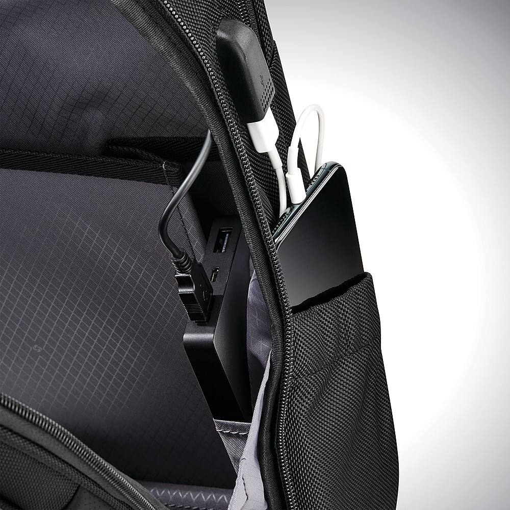 Alt View 17. Samsonite - Laser Pro 2 Laptop Backpack for 15.6" Laptops - Black.