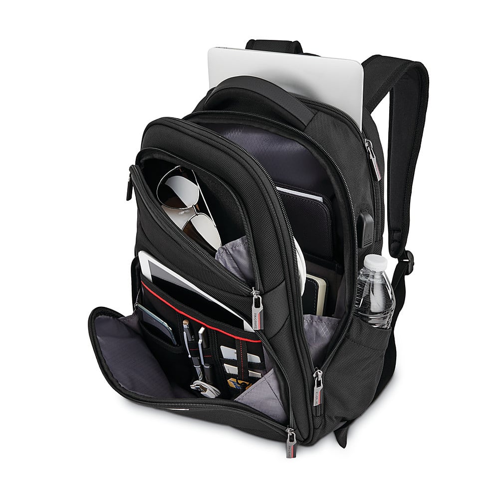 Alt View 18. Samsonite - Laser Pro 2 Laptop Backpack for 15.6" Laptops - Black.