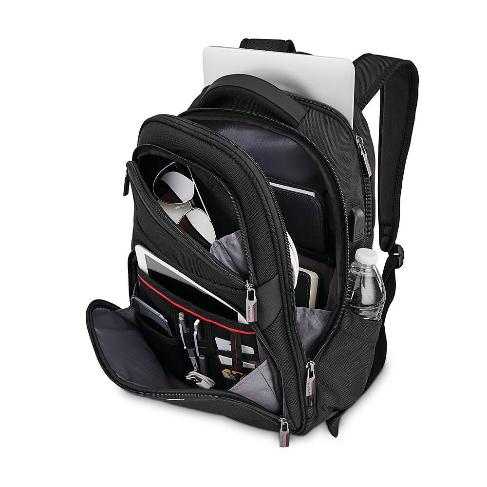 Alt View 18. Samsonite - Laser Pro 2 Laptop Backpack for 15.6" Laptops - Black.