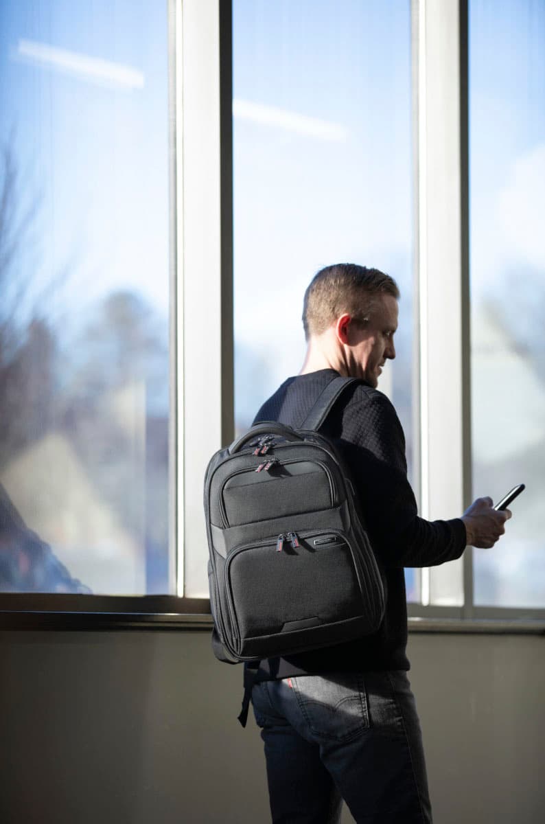 Alt View 22. Samsonite - Laser Pro 2 Laptop Backpack for 15.6" Laptops - Black.