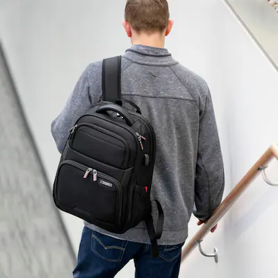 Samsonite - Laser Pro 2 Laptop Backpack for 15.6" Laptops - Black Samsonite - Laser Pro 2 Laptop Backpack for 15.6" Laptops - Black