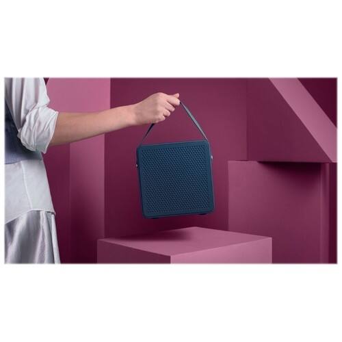 Alt View 12. Urbanears - Geek Squad Certified Refurbished Rålis Portable Bluetooth Speaker - Slate Blue.