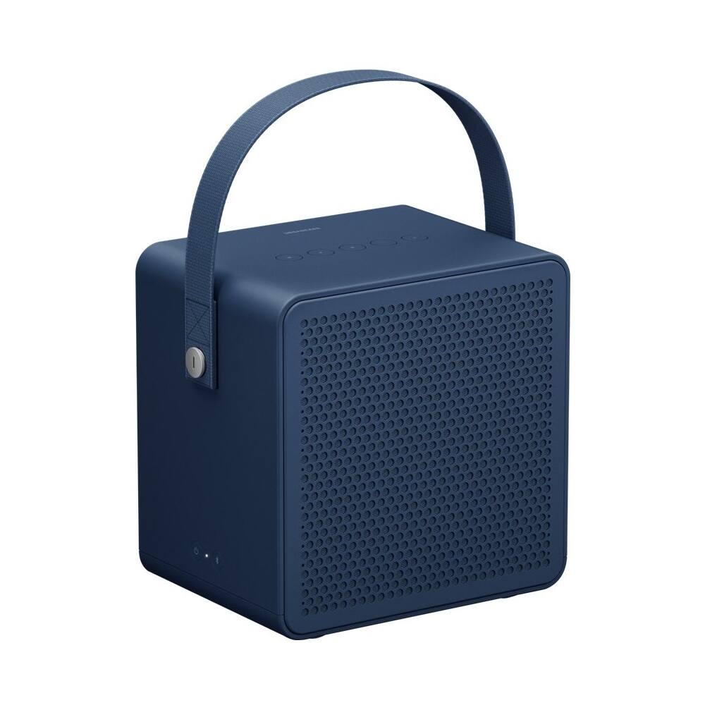 Left. Urbanears - Geek Squad Certified Refurbished Rålis Portable Bluetooth Speaker - Slate Blue.