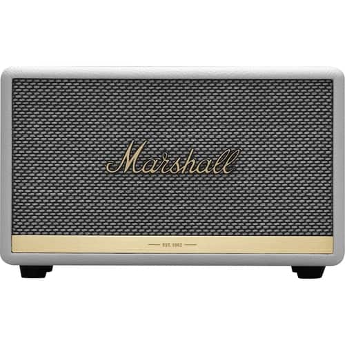 Marshall - Geek Squad Certified Refurbished Acton II 60W Wireless Speaker - White