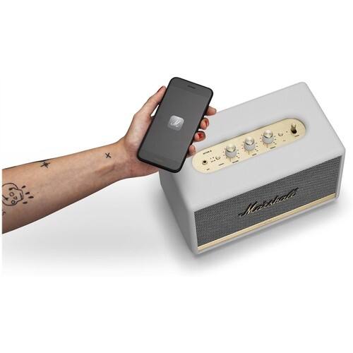 Alt View 16. Marshall - Geek Squad Certified Refurbished Acton II 60W Wireless Speaker - White.