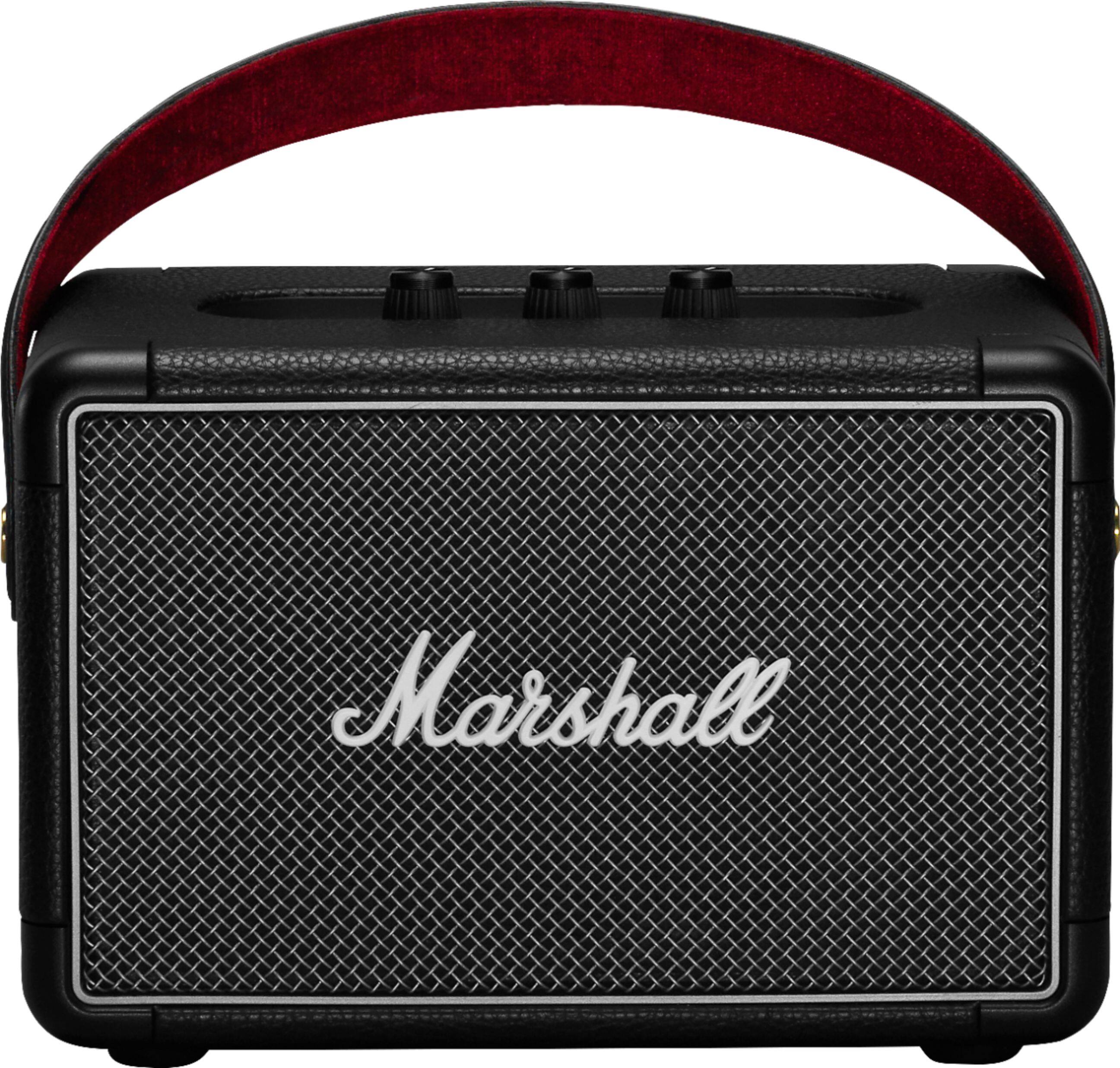 Front. Marshall - Geek Squad Certified Refurbished Stanmore Multi-Room Wireless Speaker - Black.