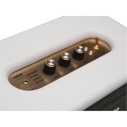 Alt View 13. Marshall - Geek Squad Certified Refurbished Stanmore Bluetooth Speaker - Cream.