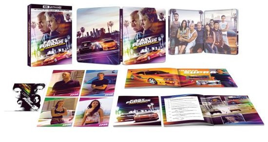Front Standard. The Fast and the Furious [SteelBook] [Digital Copy] [4K Ultra HD Blu-ray/Blu-ray] [Only @ Best Buy] [2001].