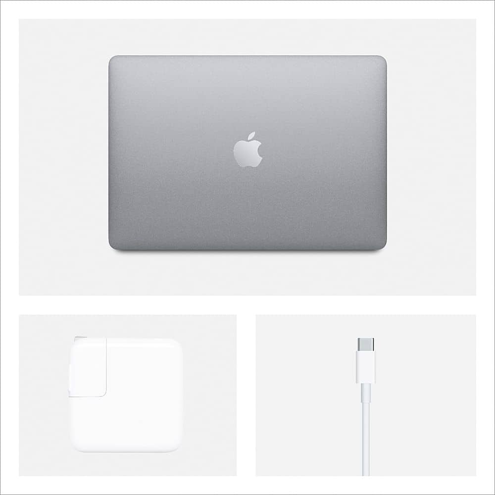 Alt View 11. Apple - MacBook Air 13.3" Certified Refurbished - Intel Core i3 Touch ID - 8GB Memory - 256GB SSD (2020) - Space Gray.