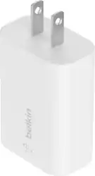 Belkin - USB-C PD 3.0 PPS Wall Charger 25W - White - Front_Zoom