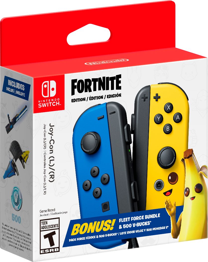 Nintendo Joy-Con (L)/(R) Fortnite Fleet Force Bundle Blue  - Best Buy