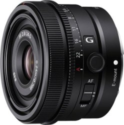 FE 24mm F2.8G Full-frame Ultra-compact G Lens for Sony Alpha E-mount Cameras - Black - Front_Zoom