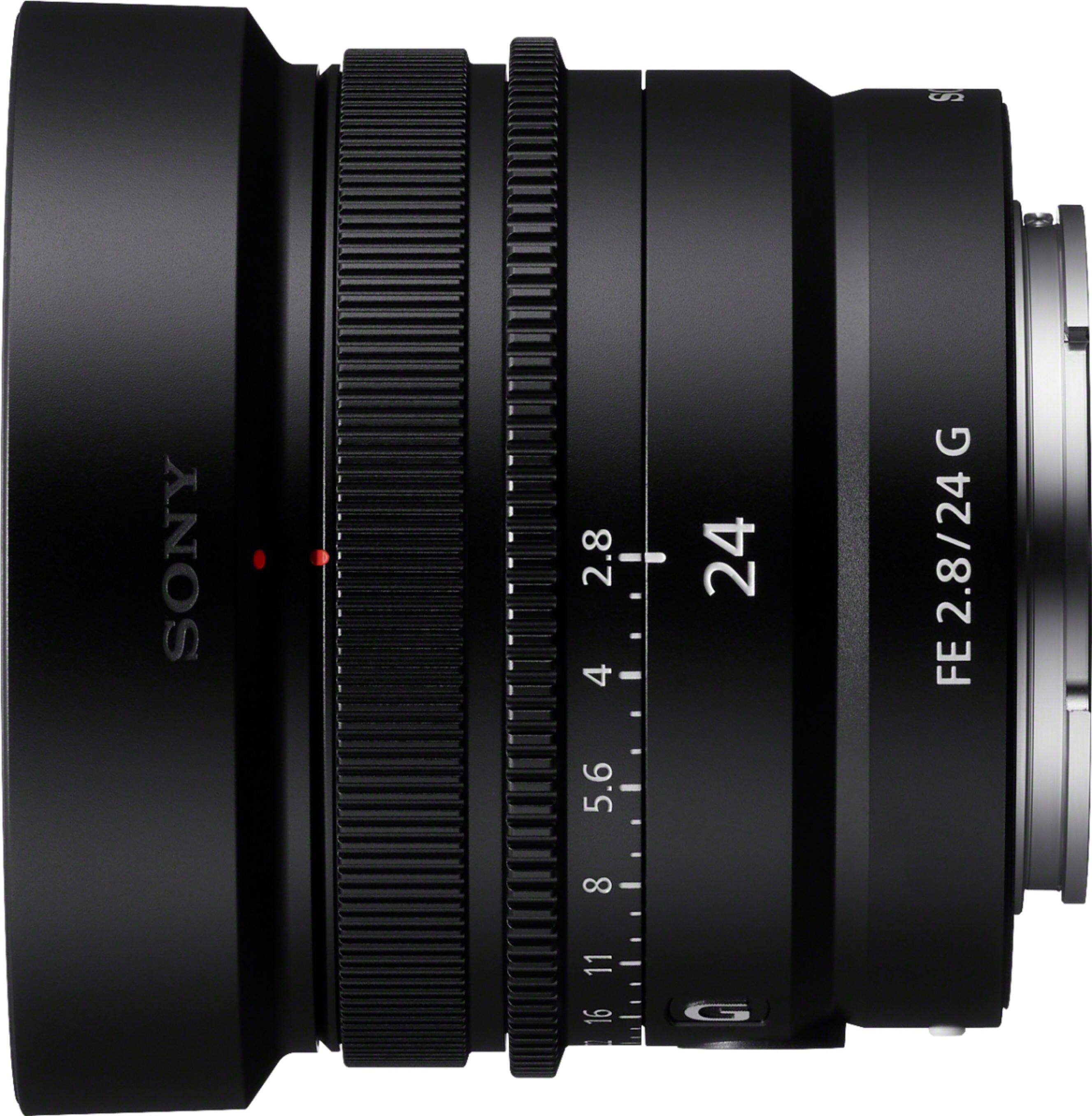 Alt View 13. Sony - FE 24mm F2.8G Full-frame Ultra-compact G Lens for Sony Alpha E-mount Cameras - Black.