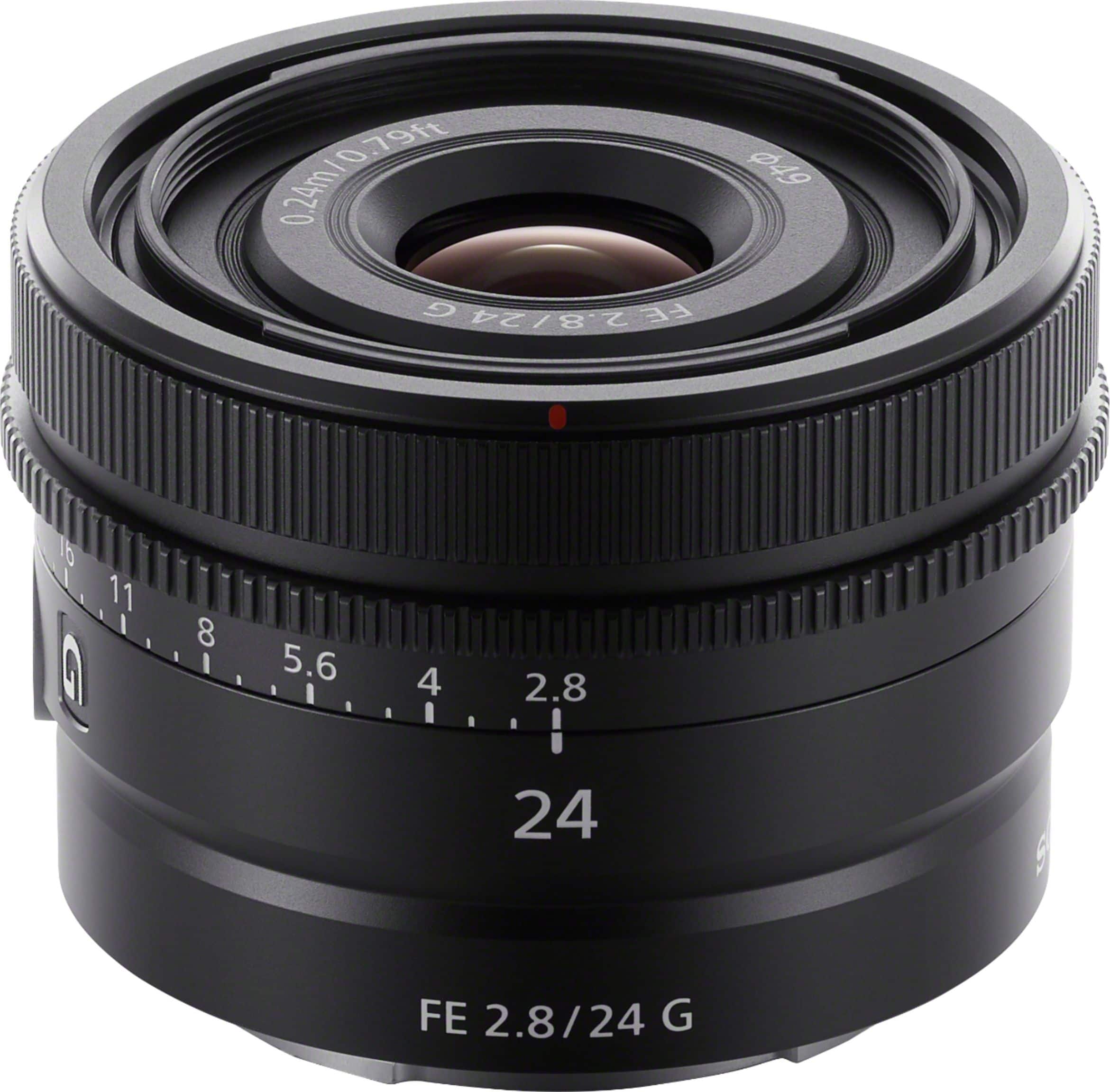 Alt View 14. Sony - FE 24mm F2.8G Full-frame Ultra-compact G Lens for Sony Alpha E-mount Cameras - Black.