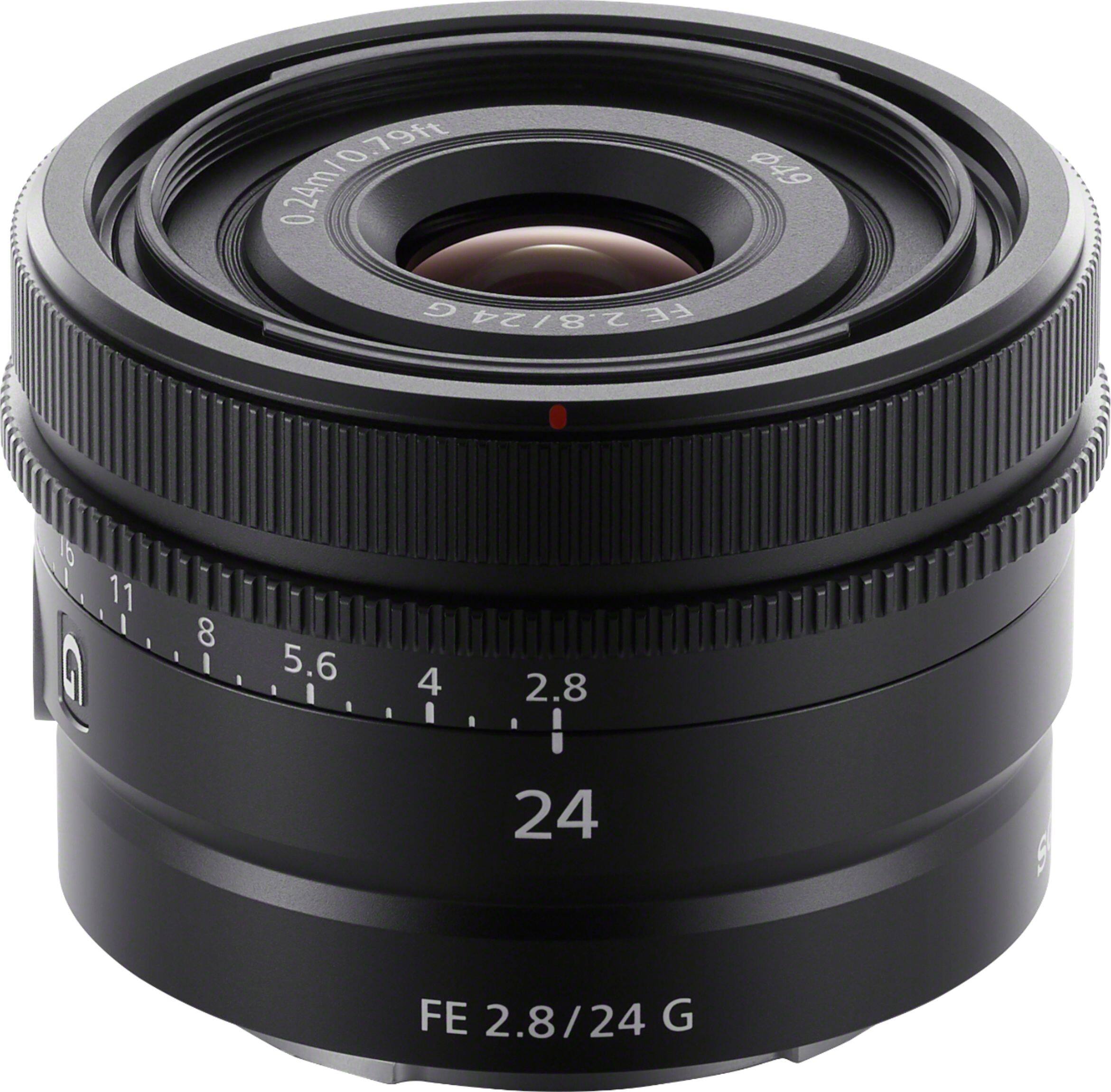 Alt View 14. Sony - FE 24mm F2.8G Full-frame Ultra-compact G Lens for Sony Alpha E-mount Cameras - Black.