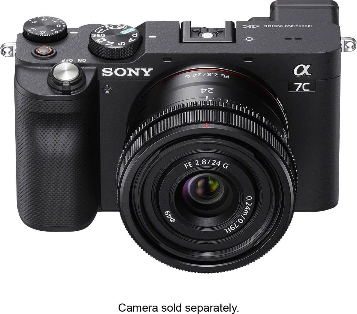 Alt View 26. Sony - FE 24mm F2.8G Full-frame Ultra-compact G Lens for Sony Alpha E-mount Cameras - Black.