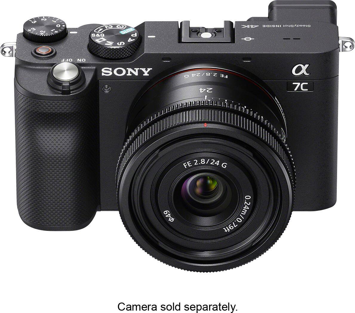 Alt View 26. Sony - FE 24mm F2.8G Full-frame Ultra-compact G Lens for Sony Alpha E-mount Cameras - Black.