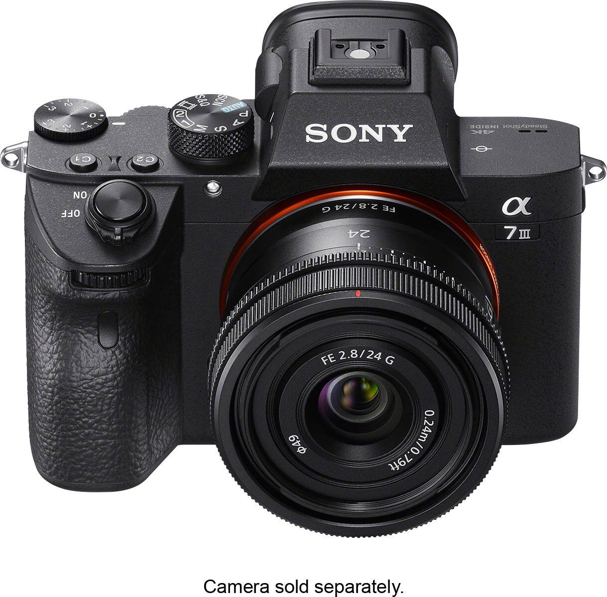 Alt View 28. Sony - FE 24mm F2.8G Full-frame Ultra-compact G Lens for Sony Alpha E-mount Cameras - Black.