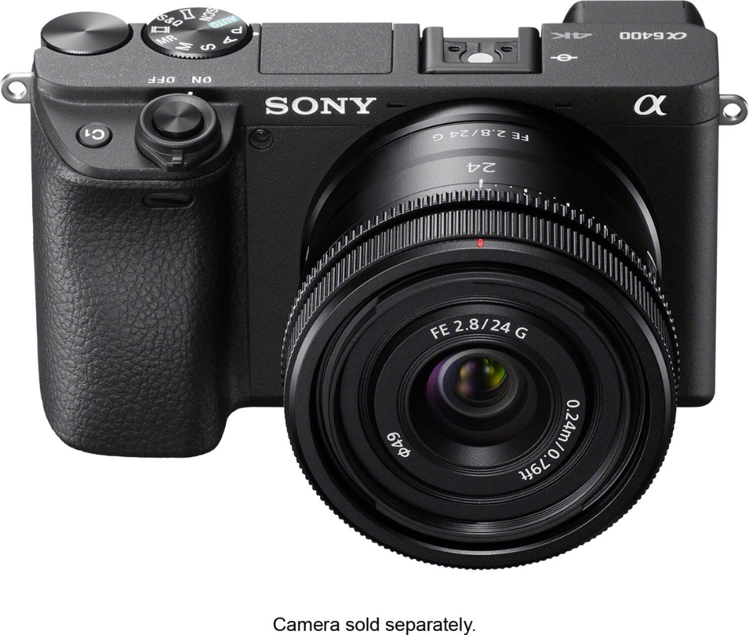 Alt View 30. Sony - FE 24mm F2.8G Full-frame Ultra-compact G Lens for Sony Alpha E-mount Cameras - Black.