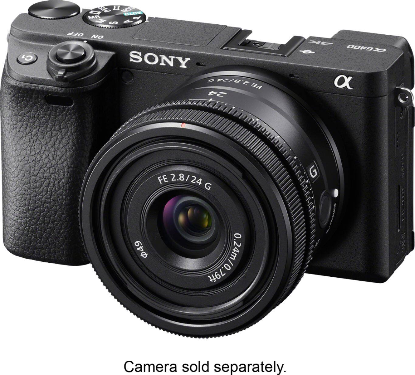 Alt View 31. Sony - FE 24mm F2.8G Full-frame Ultra-compact G Lens for Sony Alpha E-mount Cameras - Black.