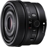 FE 40mm F2.5 G Full-frame Ultra-compact G Lens for Sony Alpha E-mount Cameras - Black - Front_Zoom