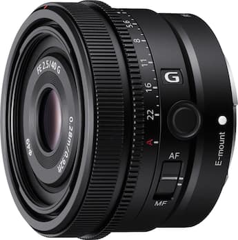 FE 40mm F2.5 G Full frame Ultra compact G Lens for Sony Alpha E FE 40mm F2.5 G Full frame Ultra compact G Lens for Sony Alpha E