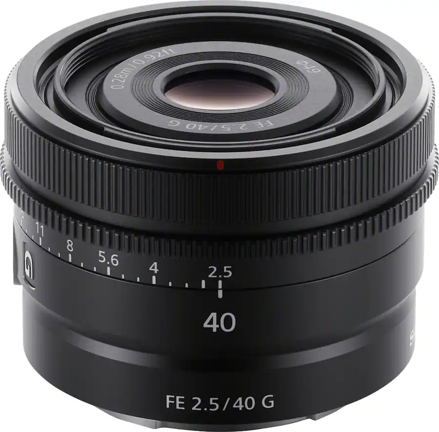 Sony FE 40mm f/2.5 G Full-Frame Autofocus Lens for E-Mount, Black 49 SEL40F25G S Sony FE 40mm f/2.5 G Full-Frame Autofocus Lens for E-Mount, Black 49 SEL40F25G S