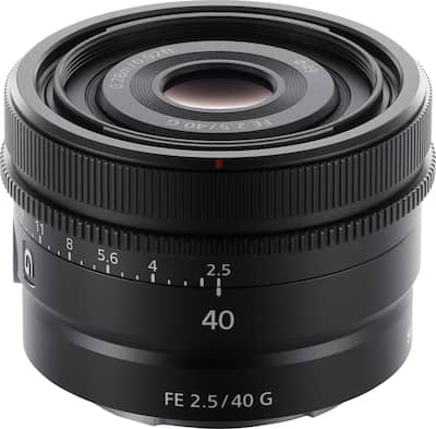 FE 40mm F2.5 G Full frame Ultra compact G Lens for Sony FE 40mm F2.5 G Full frame Ultra compact G Lens for Sony
