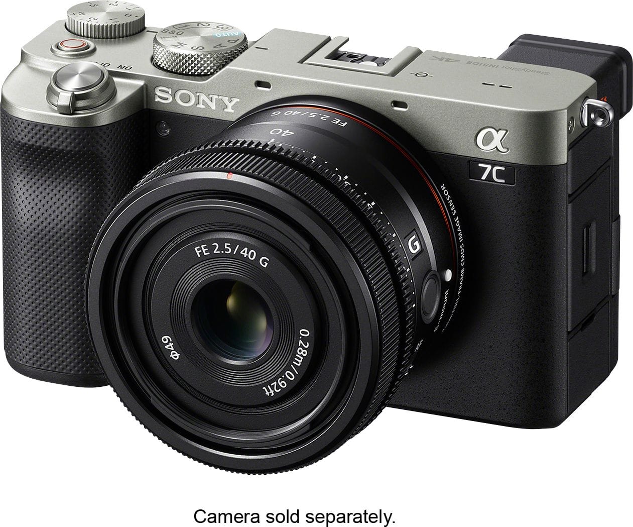 Alt View 26. Sony - FE 40mm F2.5 G Full-frame Ultra-compact G Lens for Sony Alpha E-mount Cameras - Black.