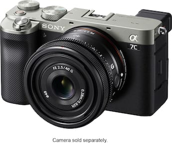 FE 40mm F2.5 G Full frame Ultra compact G Lens for Sony Alpha E FE 40mm F2.5 G Full frame Ultra compact G Lens for Sony Alpha E
