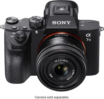 FE 40mm F2.5 G Full frame Ultra compact G Lens for Sony Alpha E FE 40mm F2.5 G Full frame Ultra compact G Lens for Sony Alpha E