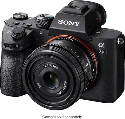 FE 40mm F2.5 G Full frame Ultra compact G Lens for Sony Alpha E FE 40mm F2.5 G Full frame Ultra compact G Lens for Sony Alpha E