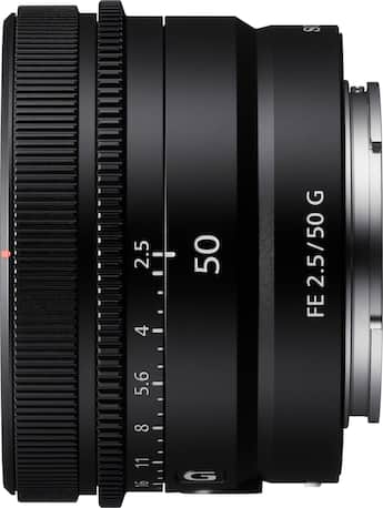 FE 50mm F2.5 G Full frame Ultra compact G Lens for Sony Alpha E FE 50mm F2.5 G Full frame Ultra compact G Lens for Sony Alpha E